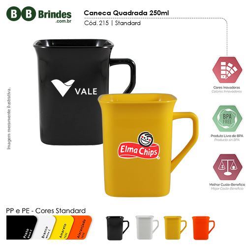 Imagem de Caneca Quadrada 250ml