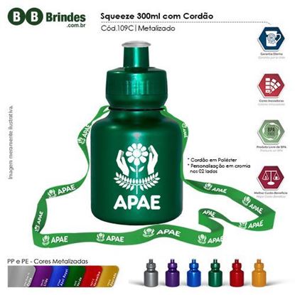 Imagem de Squeeze 300ml com Cordão