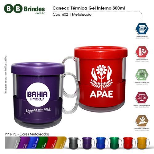 Imagem de Caneca Térmica Gel 300ml