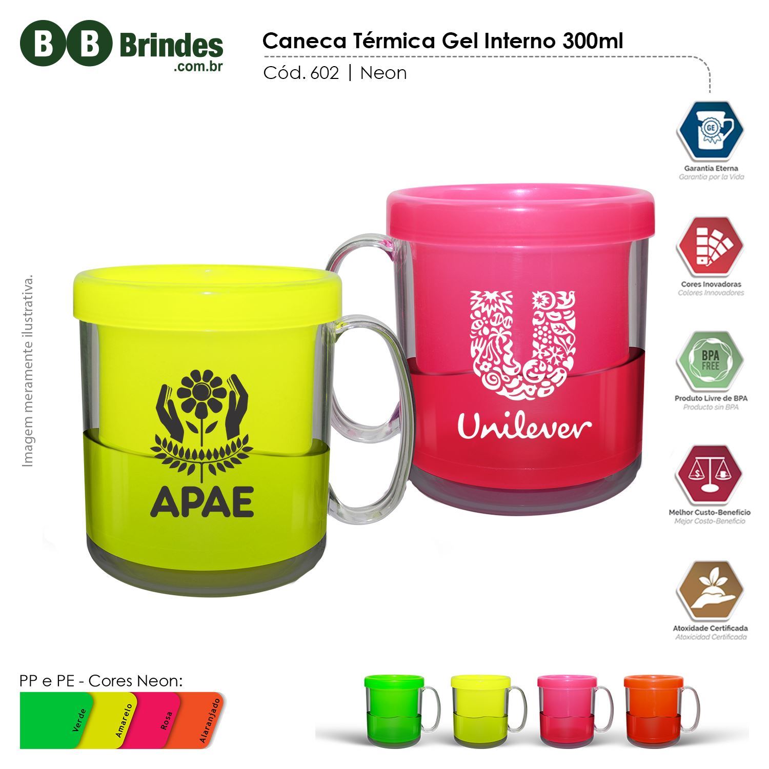 Imagem de Caneca Térmica Gel 300ml